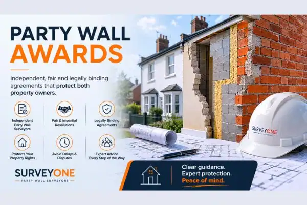 Contact our team today to see if you require party wall awards Wolverhampton